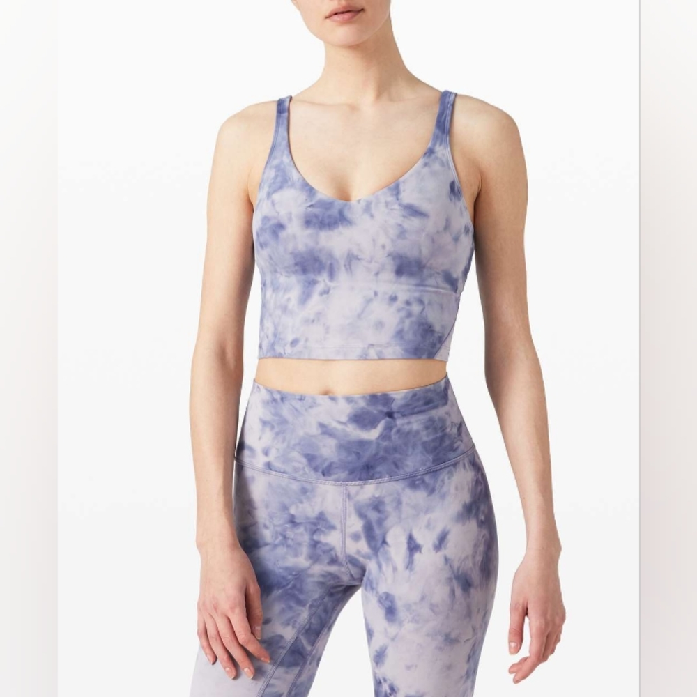 Lululemon Align Tank *Diamond DyeDiamond Dye Iced Iris Peri Purple Sz 10 - Picture 1 of 6